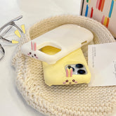 3D Cartoon Rabbit Silicone Phone Case